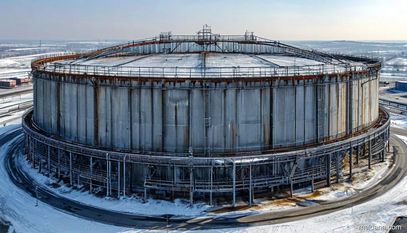 Антидроновая защита резервуара РВС-50000 Каменске-Уральском — ЗОК ЗАСЛОН по СП 542