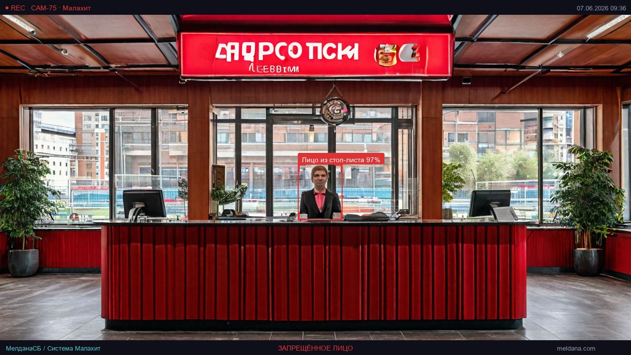 Детекция запрещённых лиц на стадионе в Каменске-Уральском — от 4 200 ₽/стадион/мес